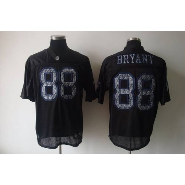 Sideline Black United Cowboys #88 Dez Bryant Black Stitched NFL Jersey