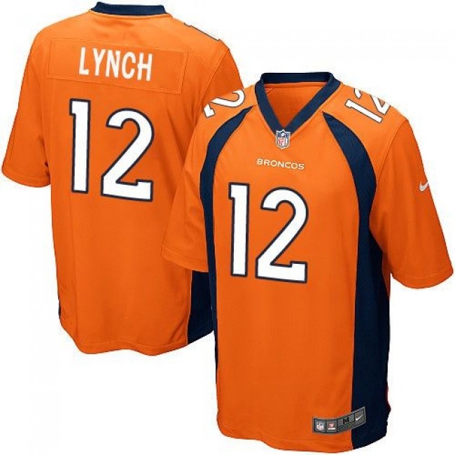 Denver Broncos #12 Paxton Lynch Orange Team Color Youth Stitched NFL New Elite Jersey
