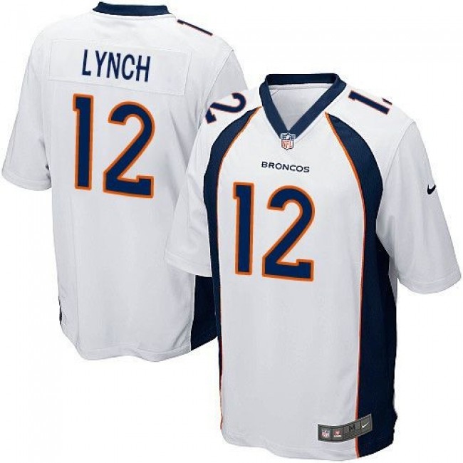 Denver Broncos #12 Paxton Lynch White Youth Stitched NFL New Elite Jersey
