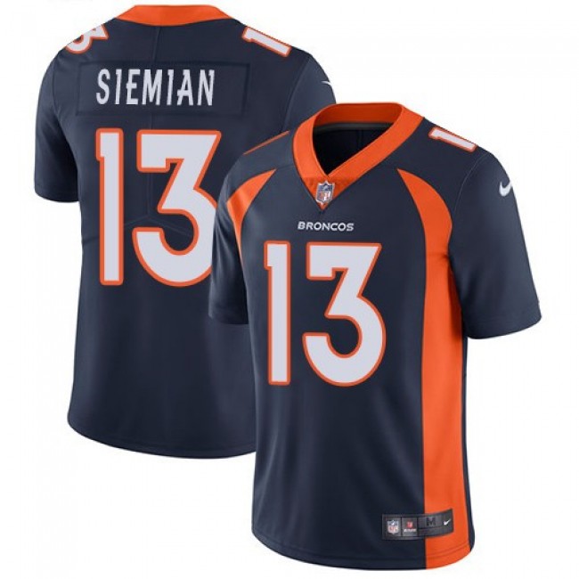 Denver Broncos #13 Trevor Siemian Blue Alternate Youth Stitched NFL Vapor Untouchable Limited Jersey