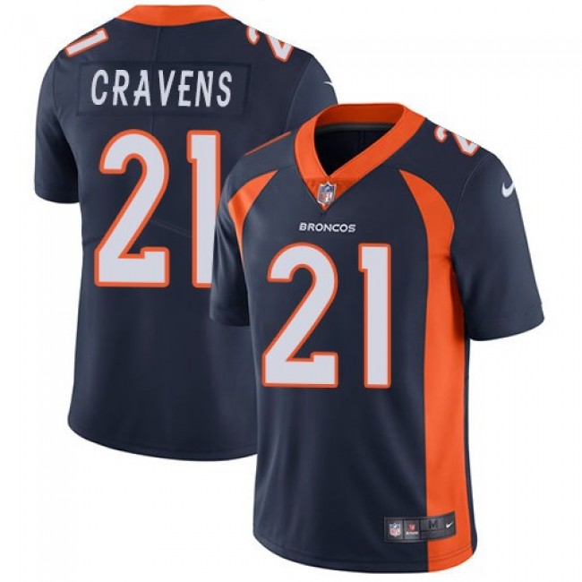Nike Broncos #21 Su'a Cravens Navy Blue Alternate Men's Stitched NFL Vapor Untouchable Limited Jersey