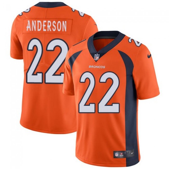 Denver Broncos #22 C.J. Anderson Orange Team Color Youth Stitched NFL Vapor Untouchable Limited Jersey