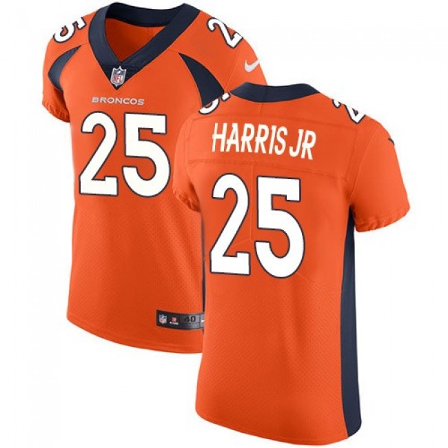 Nike Broncos #25 Chris Harris Jr Orange Team Color Men's Stitched NFL Vapor Untouchable Elite Jersey