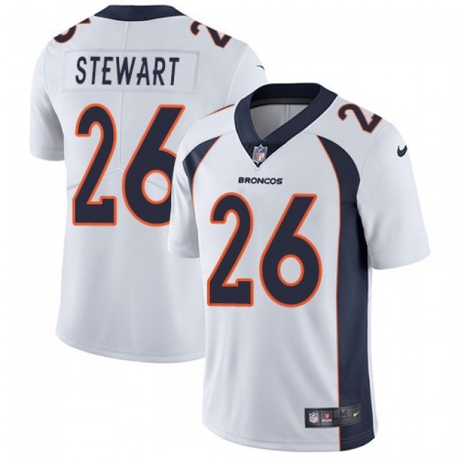 Denver Broncos #26 Darian Stewart White Youth Stitched NFL Vapor Untouchable Limited Jersey