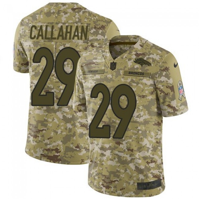 Nike Broncos #29 Bryce Callahan Camo Men's Stitched NFL Limited 2018 Salute To Service Jersey