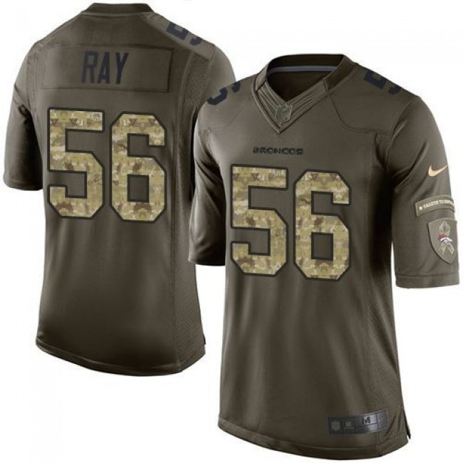 Denver Broncos #56 Shane Ray Green Youth Stitched NFL Limited Salute to Service Jersey