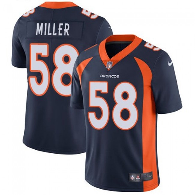 Denver Broncos #58 Von Miller Blue Alternate Youth Stitched NFL Vapor Untouchable Limited Jersey