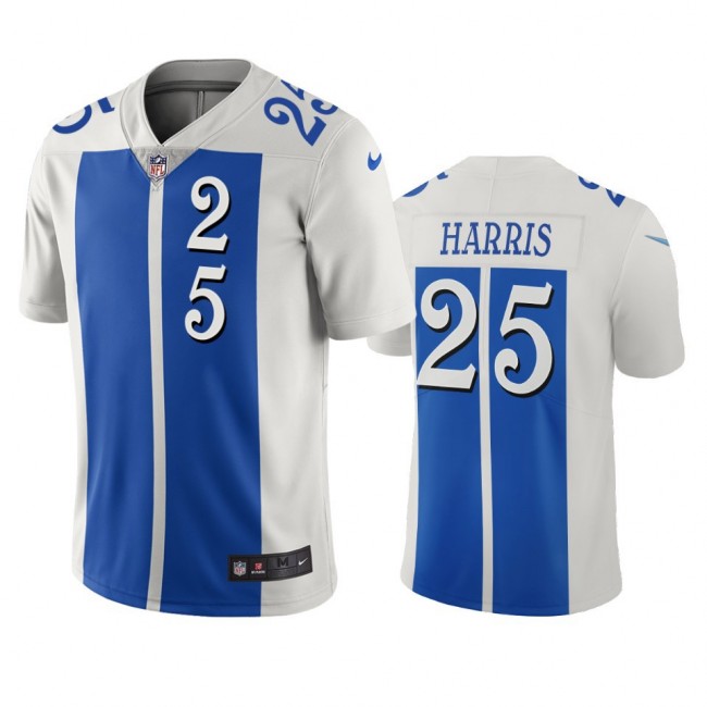 Detroit Lions #25 Will Harris White Blue Vapor Limited City Edition NFL Jersey