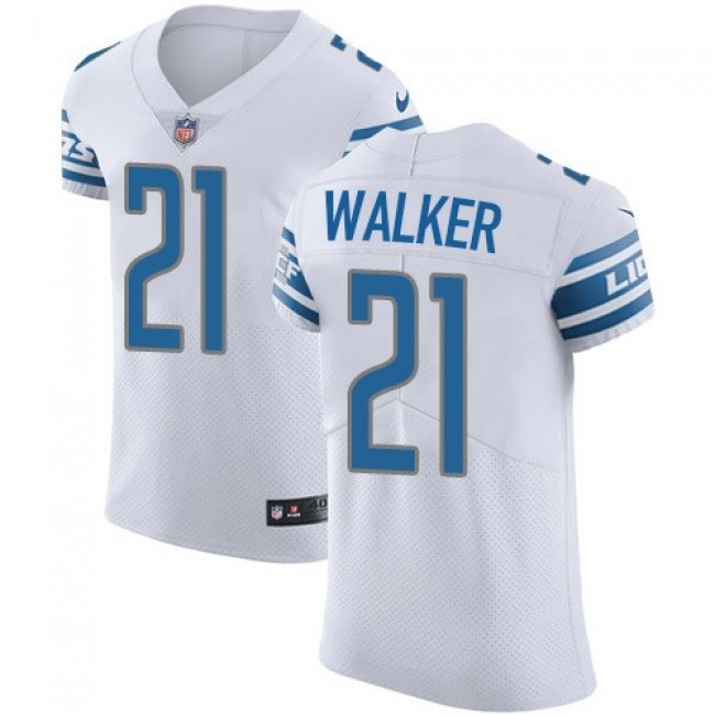 Nike Lions #21 Tracy Walker White Men's Stitched NFL Vapor Untouchable Elite Jersey