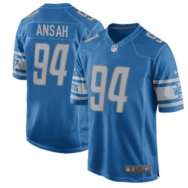 Detroit Lions #94 Ziggy Ansah Light Blue Team Color Youth Stitched NFL Elite Jersey