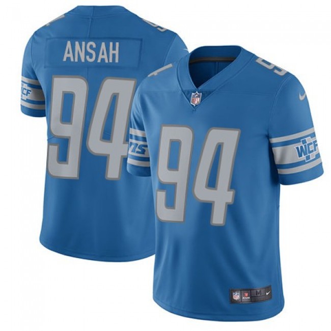Detroit Lions #94 Ziggy Ansah Light Blue Team Color Youth Stitched NFL Vapor Untouchable Limited Jersey
