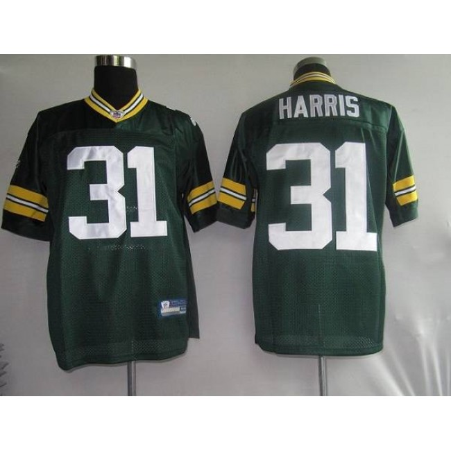 Packers Al Harris #31 Green Stitched NFL Jersey