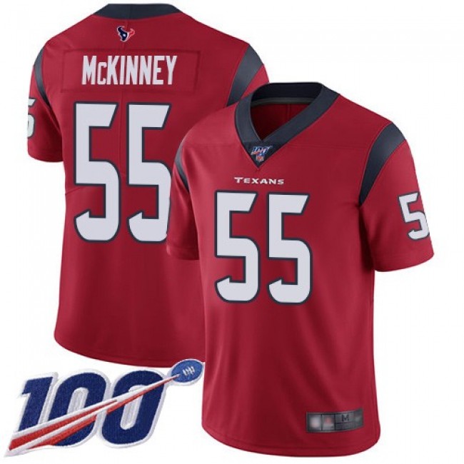 Nike Texans #55 Benardrick McKinney Red Alternate Men's Stitched NFL 100th Season Vapor Limited Jersey