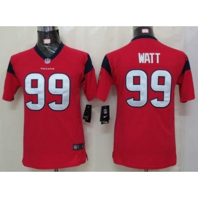 Houston Texans #99 J.J. Watt Red Alternate Youth Stitched NFL Elite Jersey