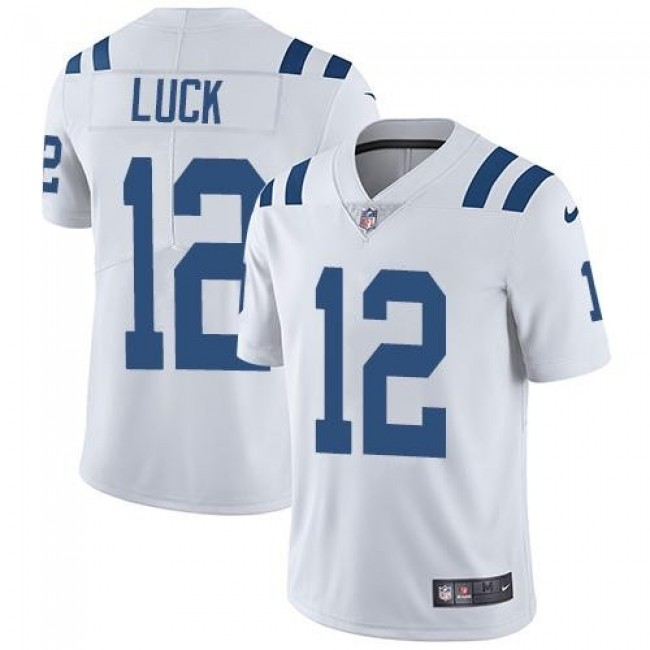 Indianapolis Colts #12 Andrew Luck White Youth Stitched NFL Vapor Untouchable Limited Jersey