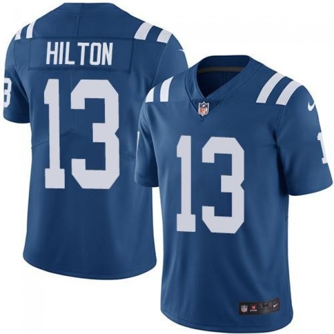 Indianapolis Colts #13 T.Y. Hilton Royal Blue Team Color Youth Stitched NFL Vapor Untouchable Limited Jersey