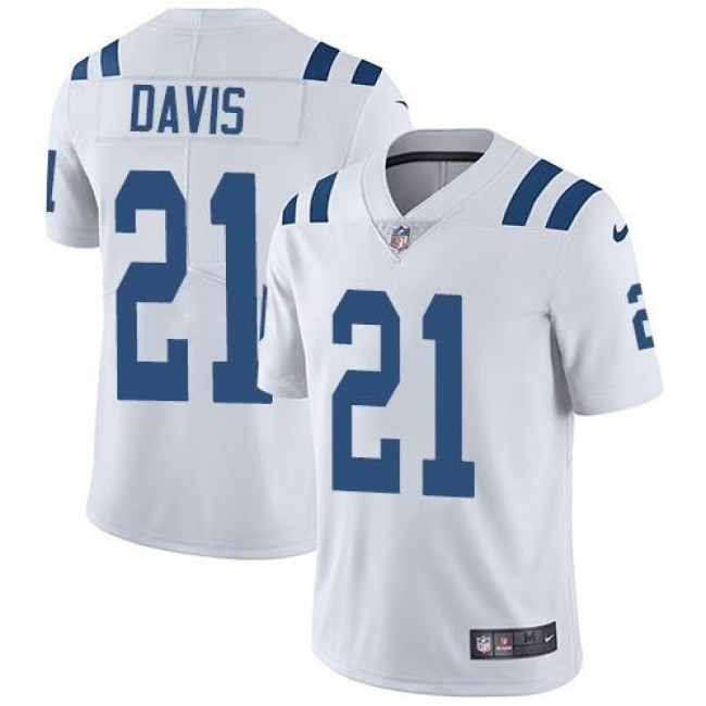 Indianapolis Colts #21 Vontae Davis White Youth Stitched NFL Vapor Untouchable Limited Jersey
