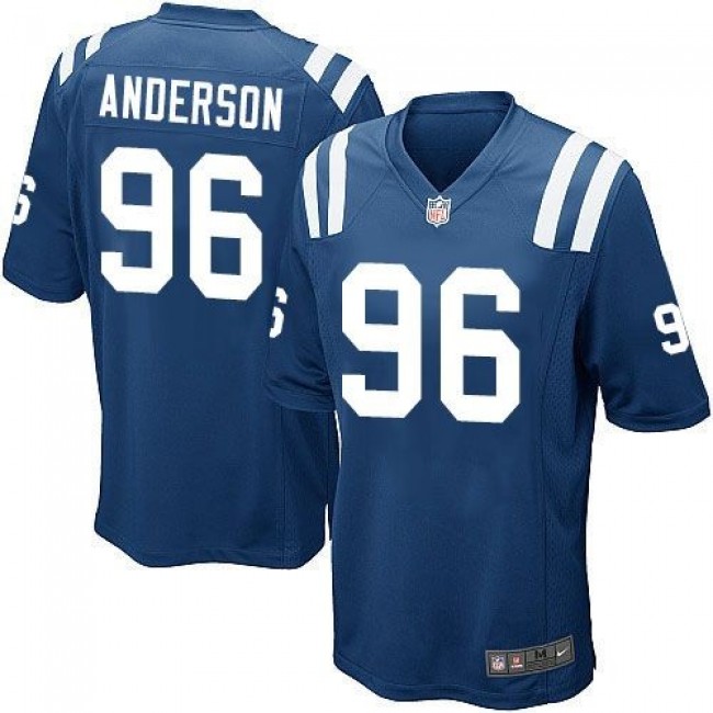 Indianapolis Colts #96 Henry Anderson Royal Blue Team Color Youth Stitched NFL Elite Jersey