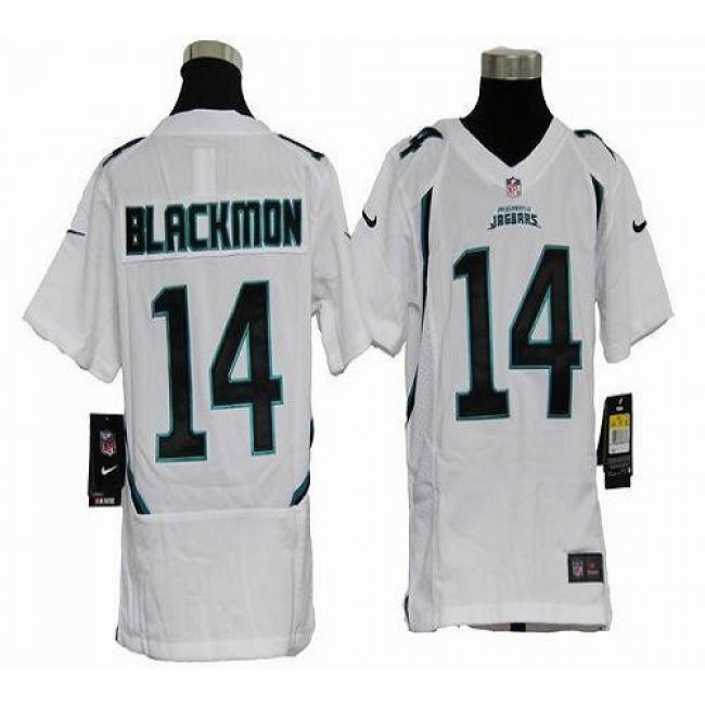 Jacksonville Jaguars #14 Justin Blackmon White Youth Stitched NFL Elite Jersey