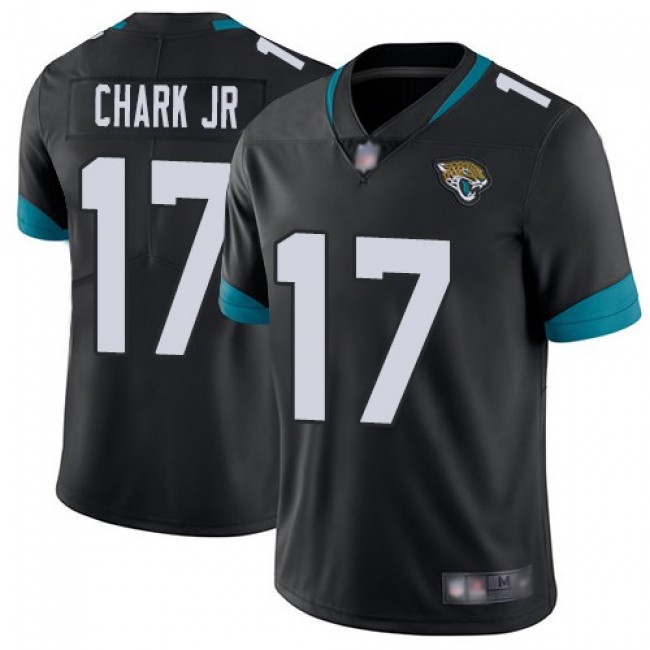 Nike Jaguars #17 DJ Chark Jr Black Team Color Men's Stitched NFL Vapor Untouchable Limited Jersey