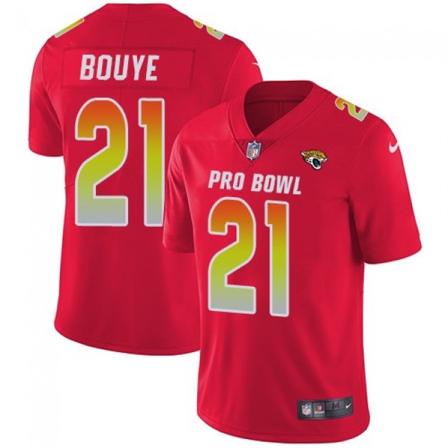 Jacksonville Jaguars #21 A.J. Bouye Red Youth Stitched NFL Limited AFC 2018 Pro Bowl Jersey