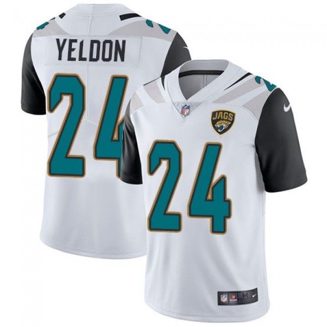 Jacksonville Jaguars #24 T.J. Yeldon White Youth Stitched NFL Vapor Untouchable Limited Jersey