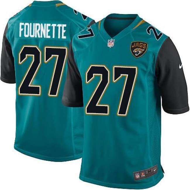 Jacksonville Jaguars #27 Leonard Fournette Teal Green Team Color Youth Stitched NFL Elite Jersey