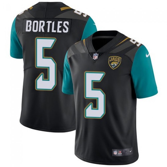 Jacksonville Jaguars #5 Blake Bortles Black Alternate Youth Stitched NFL Vapor Untouchable Limited Jersey