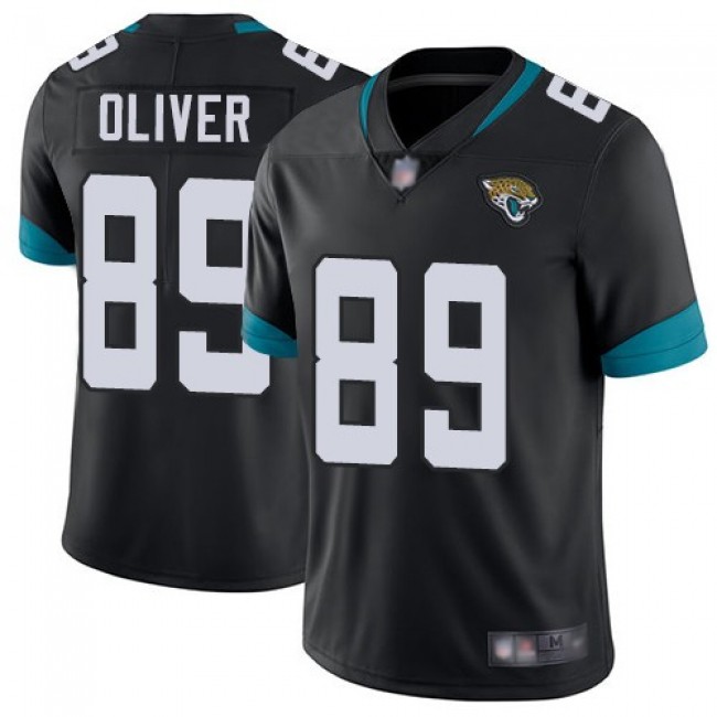 Nike Jaguars #89 Josh Oliver Black Team Color Men's Stitched NFL Vapor Untouchable Limited Jersey