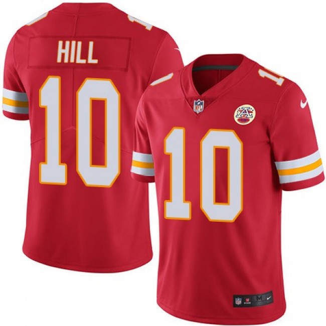 Kansas City Chiefs #10 Tyreek Hill Red Team Color Youth Stitched NFL Vapor Untouchable Limited Jersey