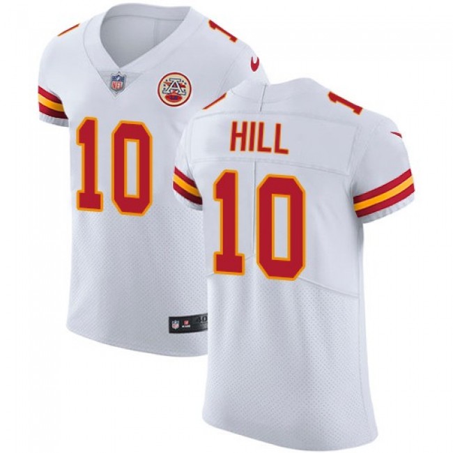 Nike Chiefs #10 Tyreek Hill White Men's Stitched NFL Vapor Untouchable Elite Jersey