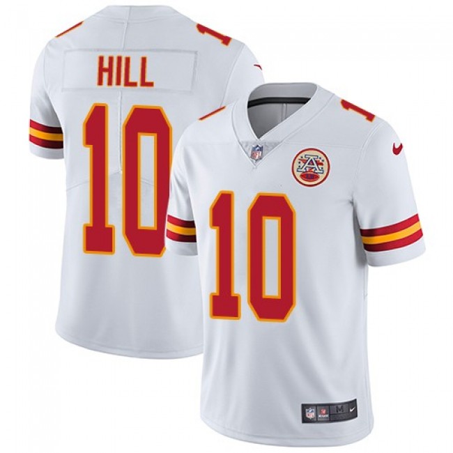 Kansas City Chiefs #10 Tyreek Hill White Youth Stitched NFL Vapor Untouchable Limited Jersey