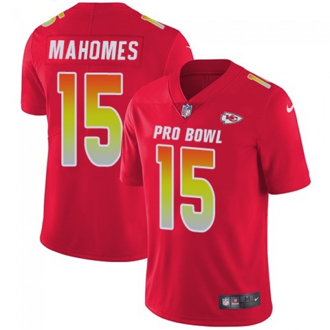 Nike Chiefs #15 Patrick Mahomes Red Men's Stitched NFL Limited AFC 2019 Pro Bowl Jersey