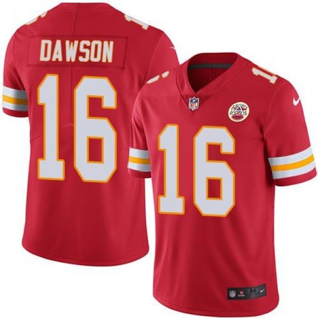 Nike Chiefs #16 Len Dawson Red Team Color Men's Stitched NFL Vapor Untouchable Limited Jersey
