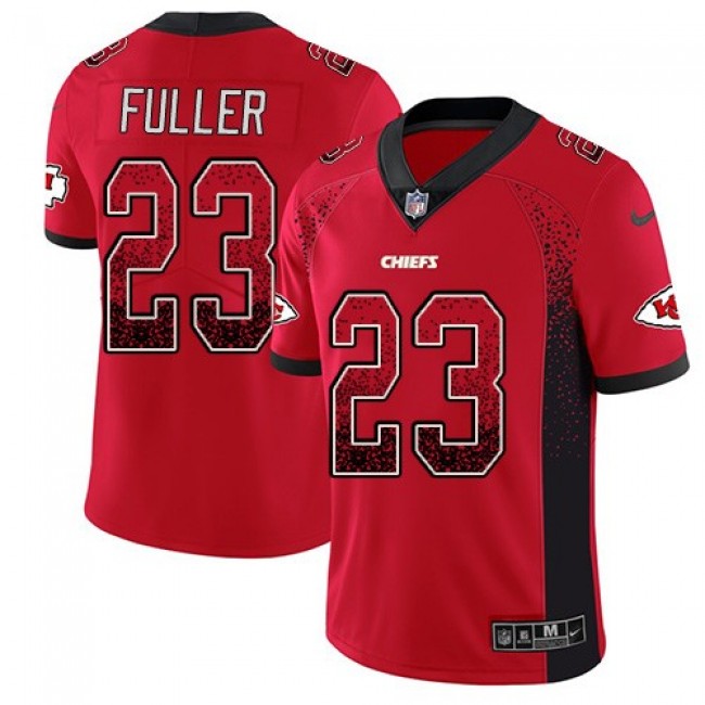 Nike Chiefs #23 Kendall Fuller Red Team Color Men's Stitched NFL Limited Rush Drift Fashion Jersey