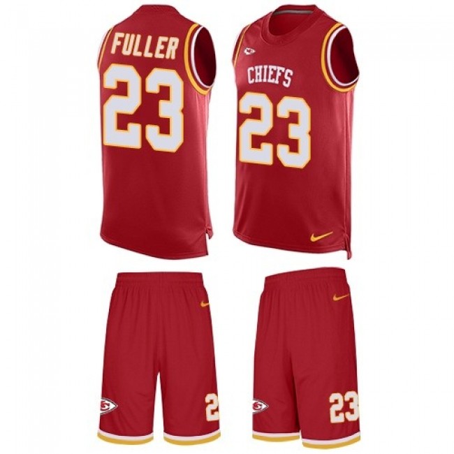 Nike Chiefs #23 Kendall Fuller Red Team Color Men's Stitched NFL Limited Tank Top Suit Jersey