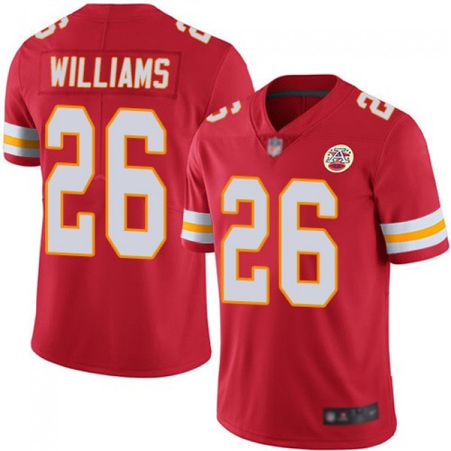Nike Chiefs #26 Damien Williams Red Team Color Men's Stitched NFL Vapor Untouchable Limited Jersey