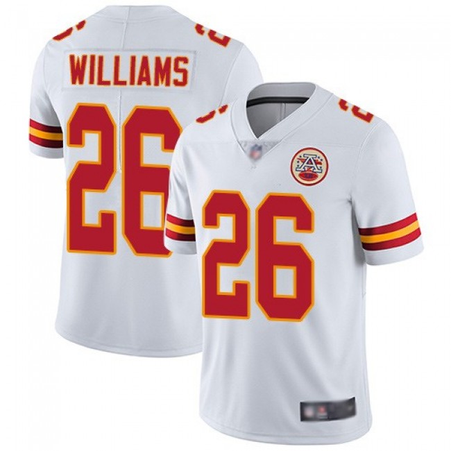 Nike Chiefs #26 Damien Williams White Men's Stitched NFL Vapor Untouchable Limited Jersey