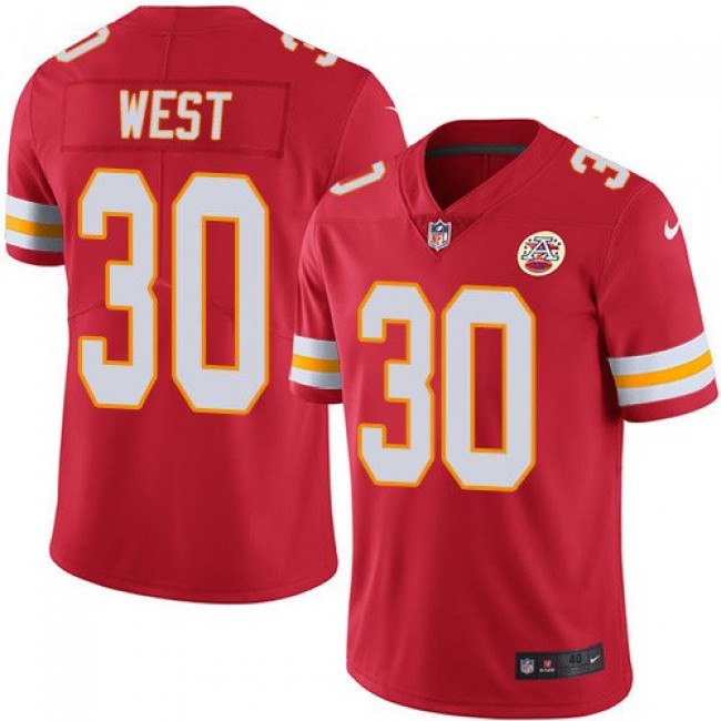Nike Chiefs #30 Charcandrick West Red Team Color Men's Stitched NFL Vapor Untouchable Limited Jersey