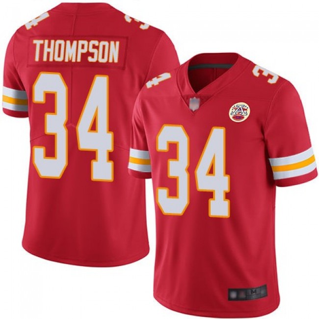 Nike Chiefs #34 Darwin Thompson Red Team Color Men's Stitched NFL Vapor Untouchable Limited Jersey