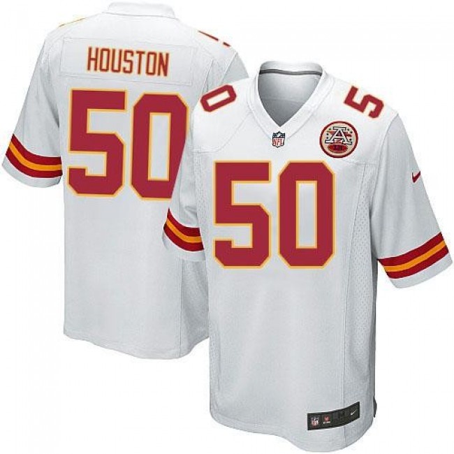 Kansas City Chiefs #50 Justin Houston White Youth Stitched NFL Elite Jersey