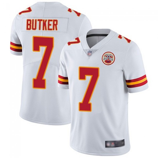 Nike Chiefs #7 Harrison Butker White Men's Stitched NFL Vapor Untouchable Limited Jersey