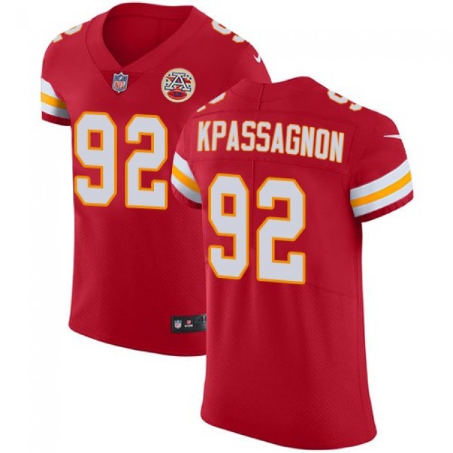 Nike Chiefs #92 Tanoh Kpassagnon Red Team Color Men's Stitched NFL Vapor Untouchable Elite Jersey