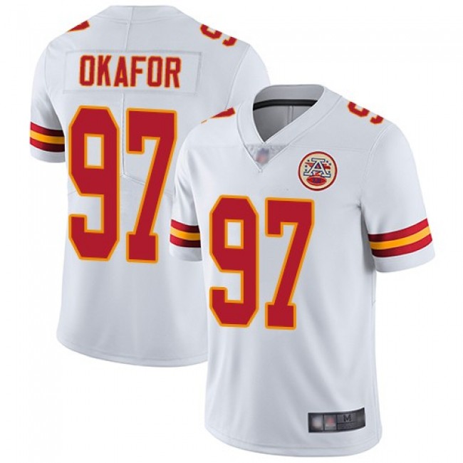 Nike Chiefs #97 Alex Okafor White Men's Stitched NFL Vapor Untouchable Limited Jersey