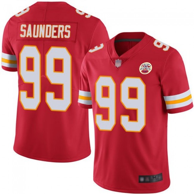 Nike Chiefs #99 Khalen Saunders Red Team Color Men's Stitched NFL Vapor Untouchable Limited Jersey