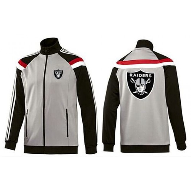 NFL Las Vegas Raiders Team Logo Jacket Grey