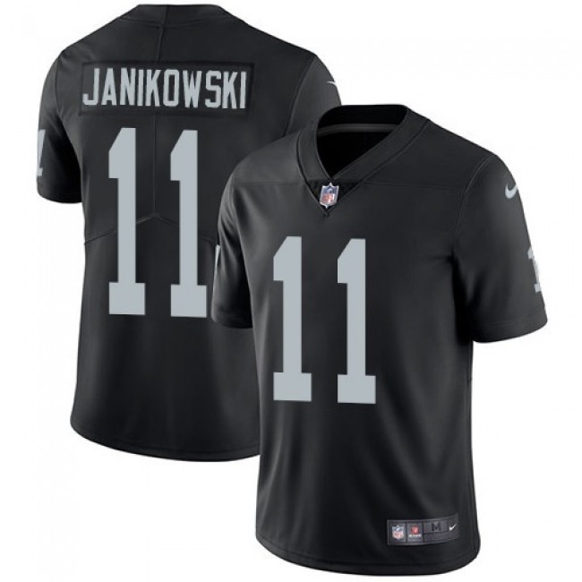 Las Vegas Raiders #11 Sebastian Janikowski Black Team Color Youth Stitched NFL Vapor Untouchable Limited Jersey