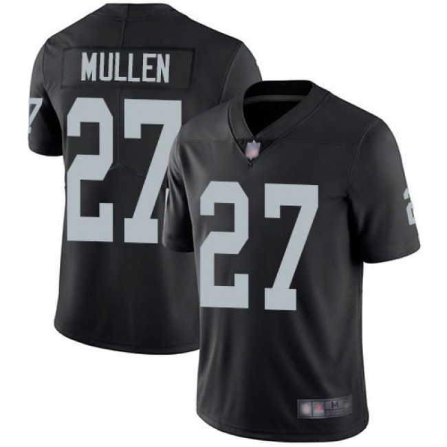 Nike Raiders #27 Trayvon Mullen Black Team Color Men's Stitched NFL Vapor Untouchable Limited Jersey