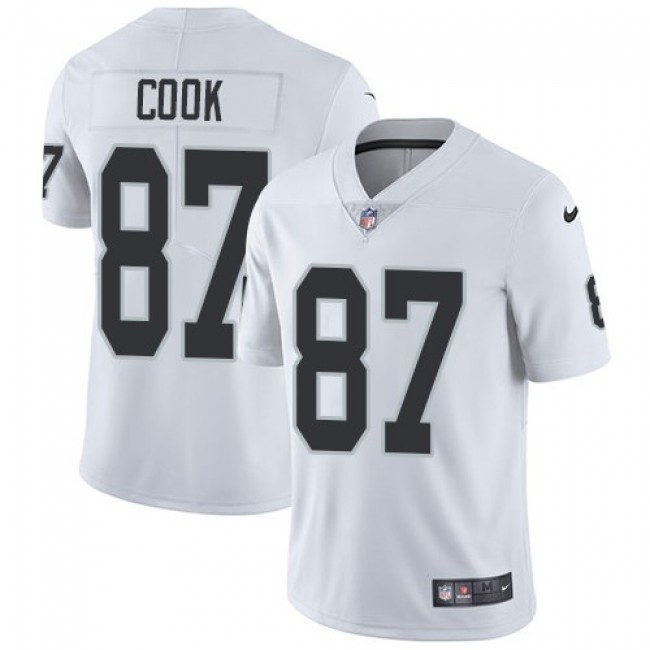 Las Vegas Raiders #87 Jared Cook White Youth Stitched NFL Vapor Untouchable Limited Jersey