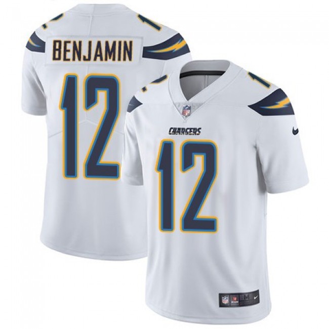 Los Angeles Chargers #12 Travis Benjamin White Youth Stitched NFL Vapor Untouchable Limited Jersey
